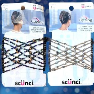 Scunci Upzing 2 Beaded Hair Comb Hair Clips